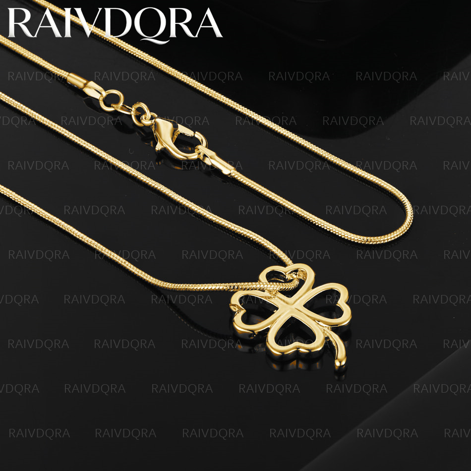 18K Gold Plated Heart Leaf Clo - Snake Plant ulasan dan harga