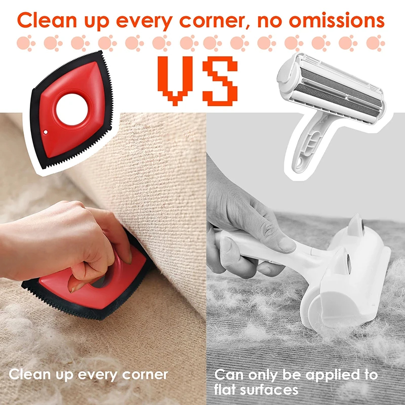 4 Modes Pet Hair Remover Comb  - Repotting Mat ulasan dan harga