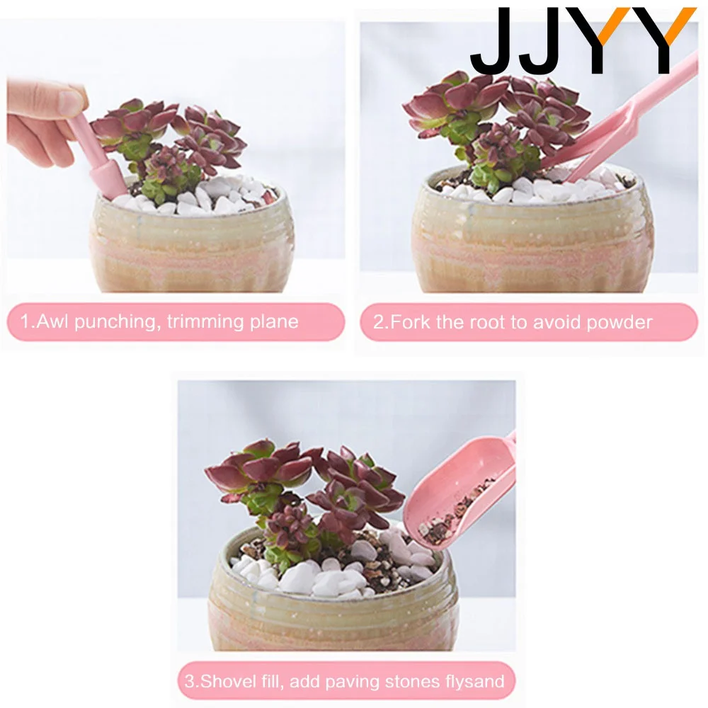 4Pcs Mini Succulent Planter Ac - Succulent Set ulasan dan harga