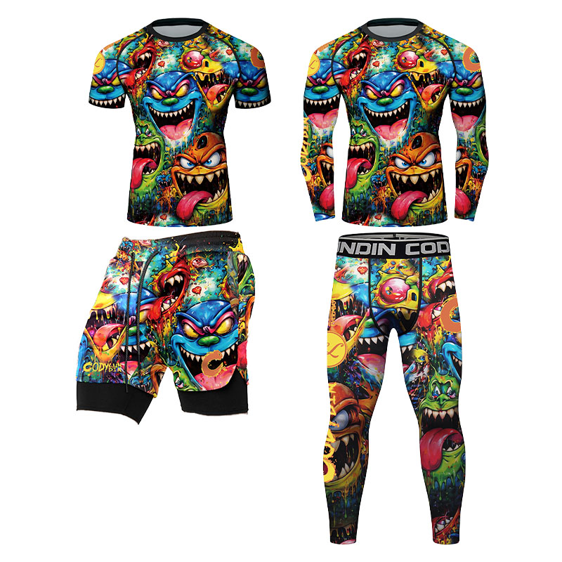 3D Colorful Monster Graffiti M - Monstera ulasan dan harga