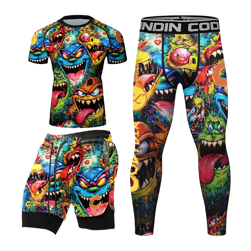 3D Colorful Monster Graffiti M - Monstera ulasan dan harga