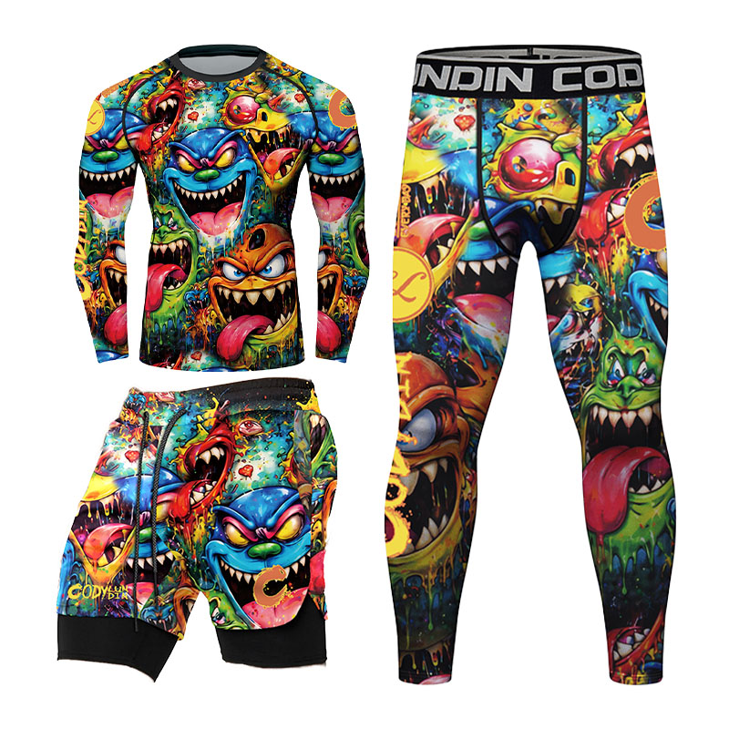 3D Colorful Monster Graffiti M - Monstera ulasan dan harga