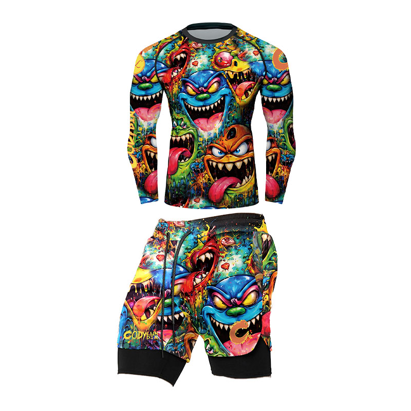 3D Colorful Monster Graffiti M - Monstera ulasan dan harga