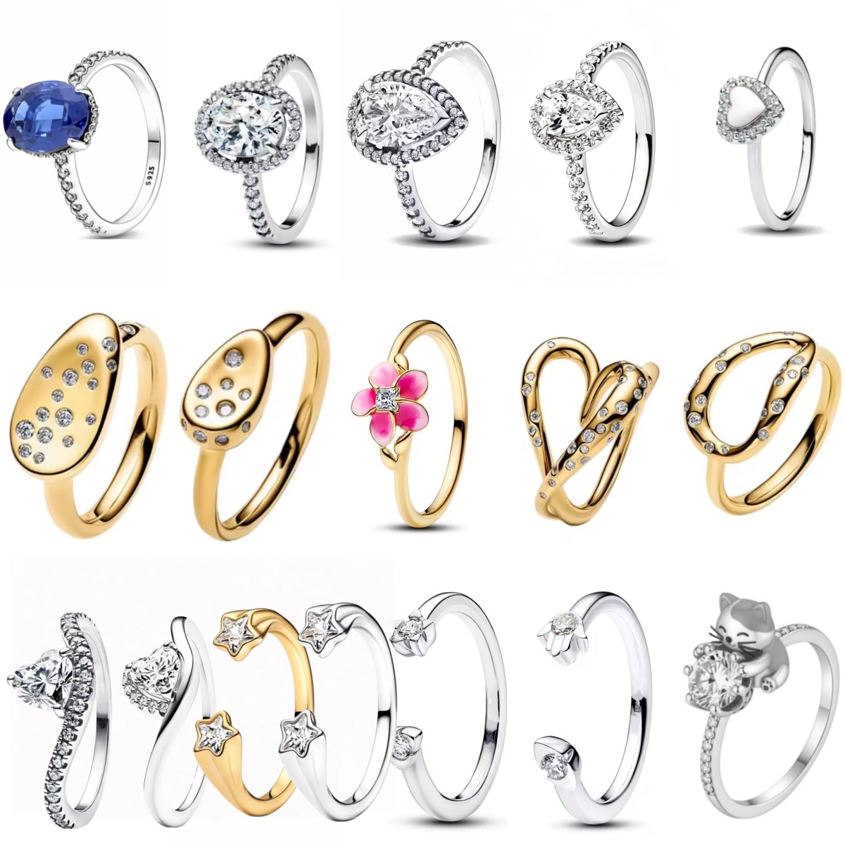 925 Silver Rings for Girls Wom - Snake Plant ulasan dan harga