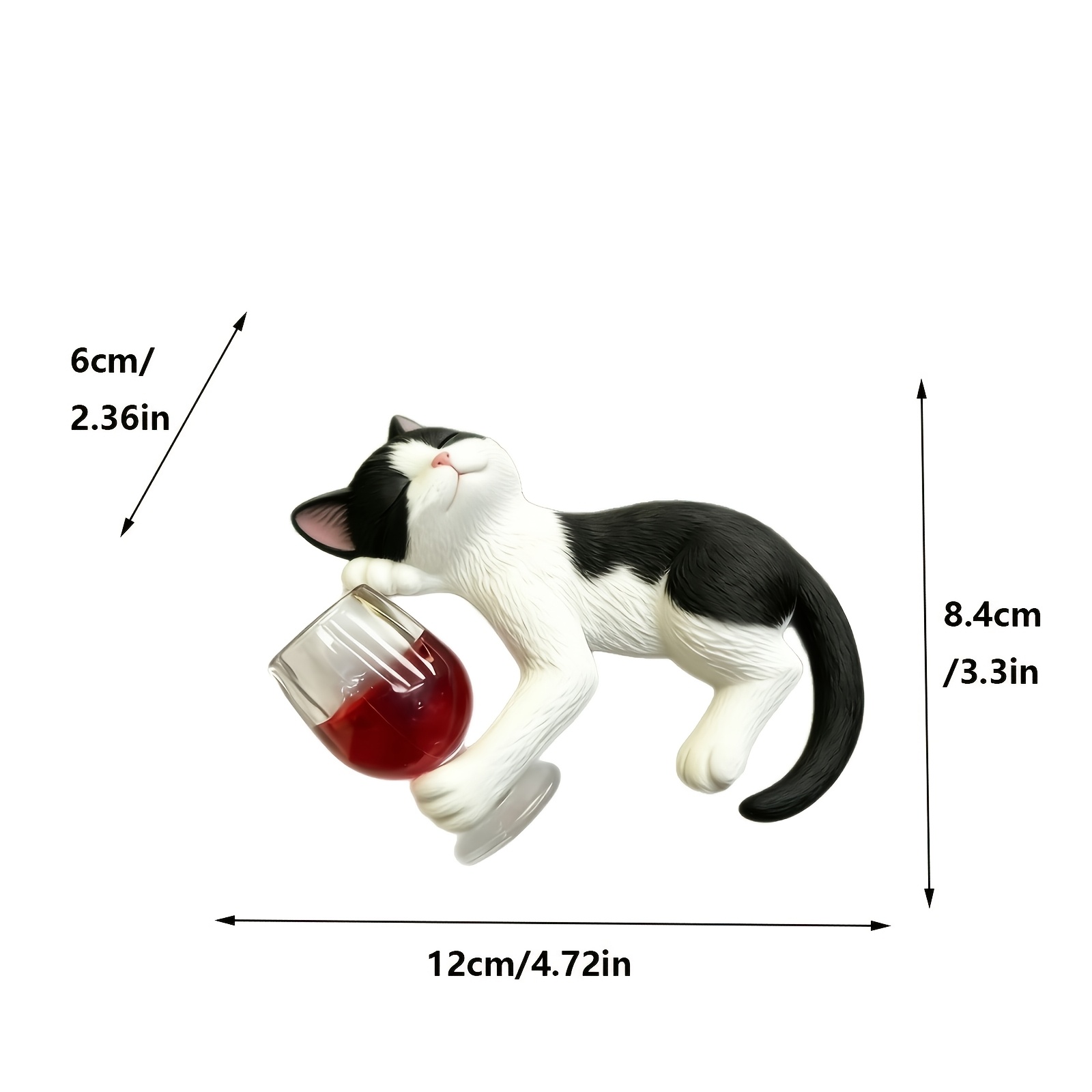 Funny Drunk Tired Tuxedo Cat F - Terracotta Pot ulasan dan harga