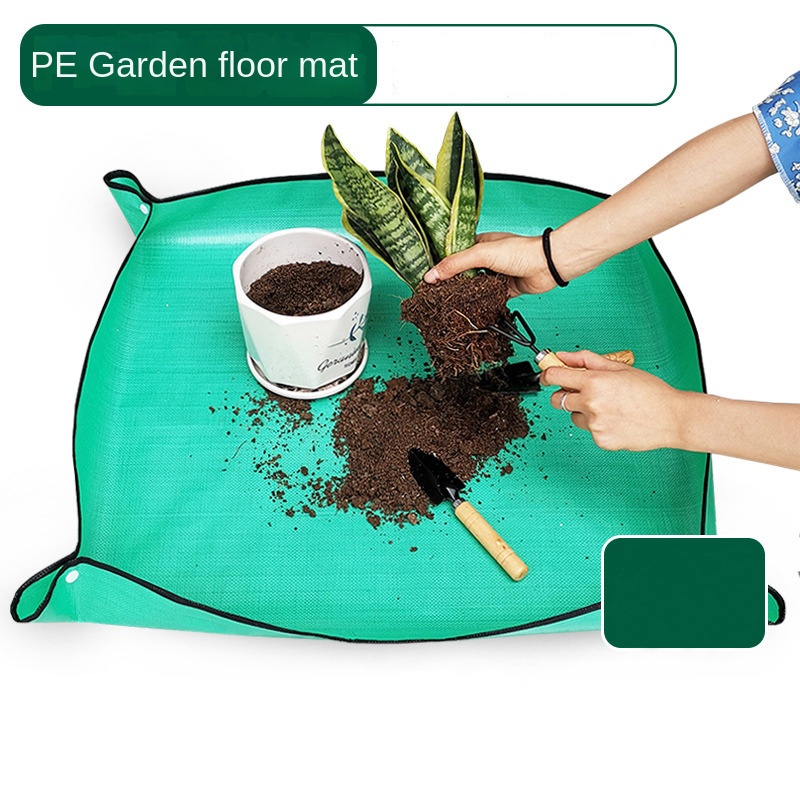 50*50cm Flower Pots Transplant - Repotting Mat ulasan dan harga