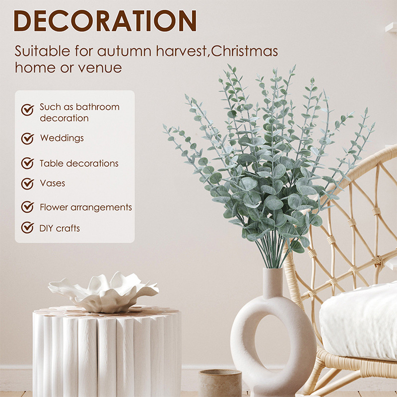 20pcs Artificial Eucalyptus St - Fiddle Leaf Fig ulasan dan harga