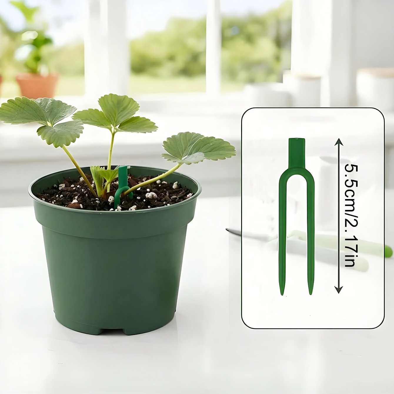 30/20/5pcs Plastic U-Shaped Ga - Plant Support Stake ulasan dan harga