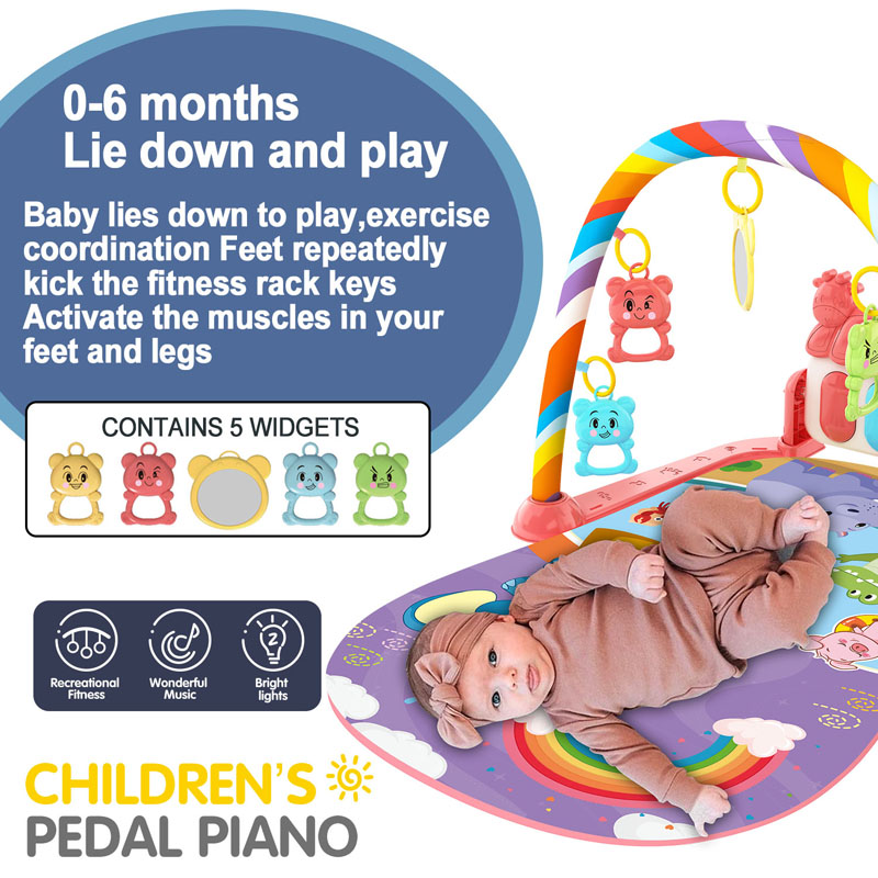 Baby Music Activity Gym Rug Pl - Repotting Mat ulasan dan harga