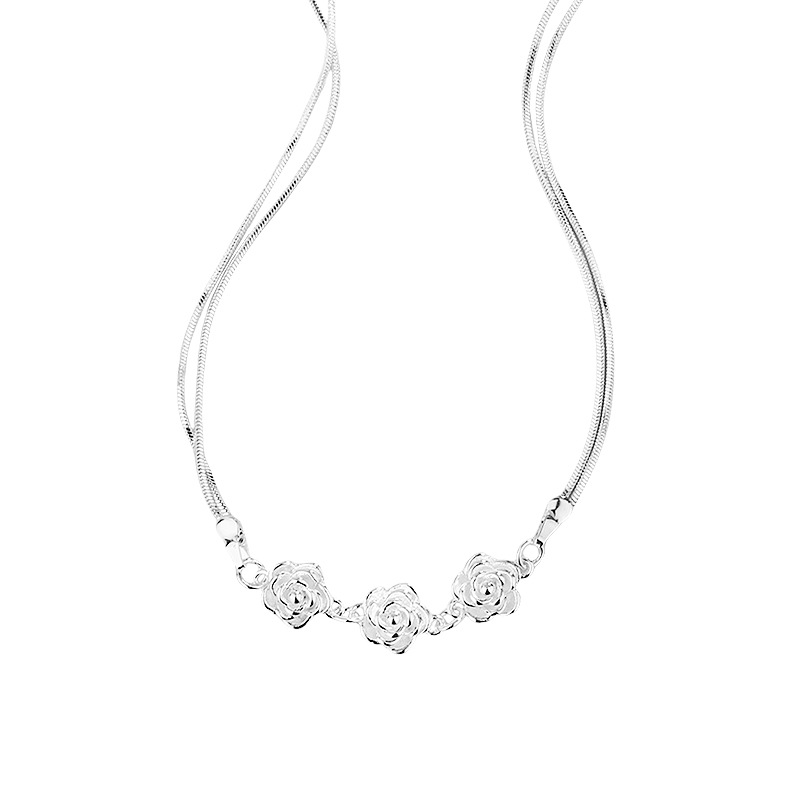 925 Sterling Silver Double-lay - Snake Plant ulasan dan harga