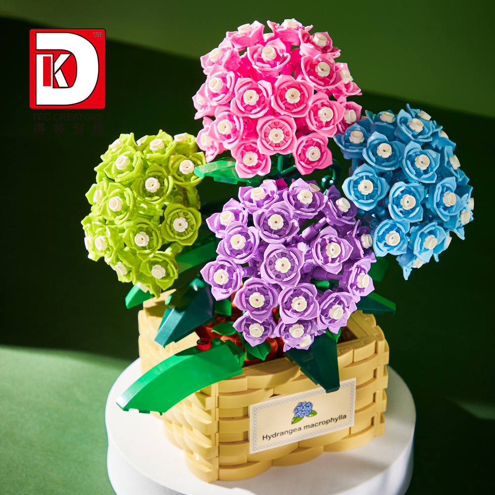 New Hydrangea Embroidery Baske - Plant Parent Yearly ulasan dan harga
