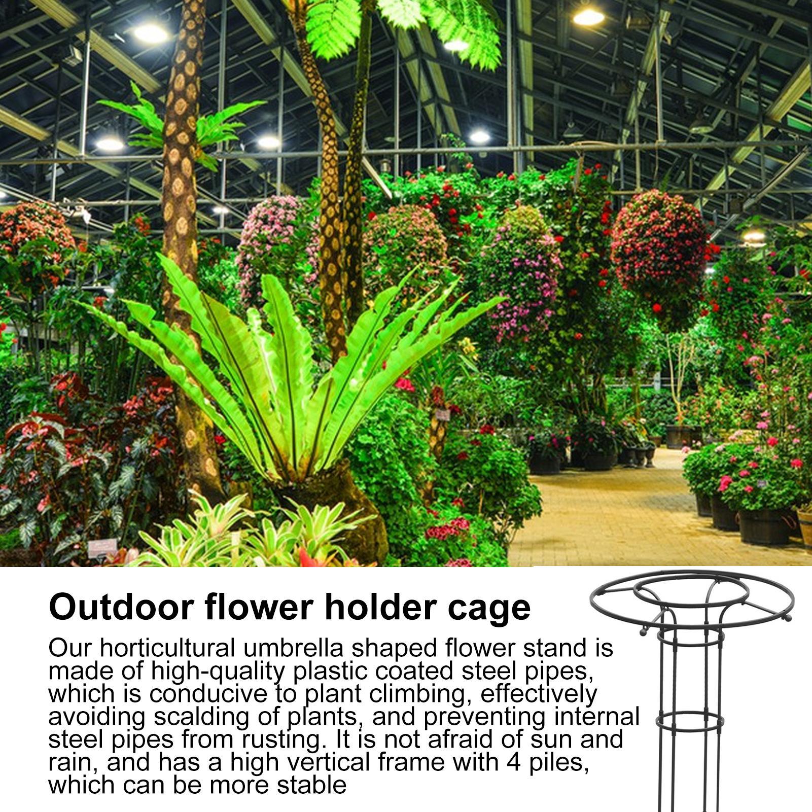Garden Trellis Umbrella Tower  - Terracotta Pot ulasan dan harga