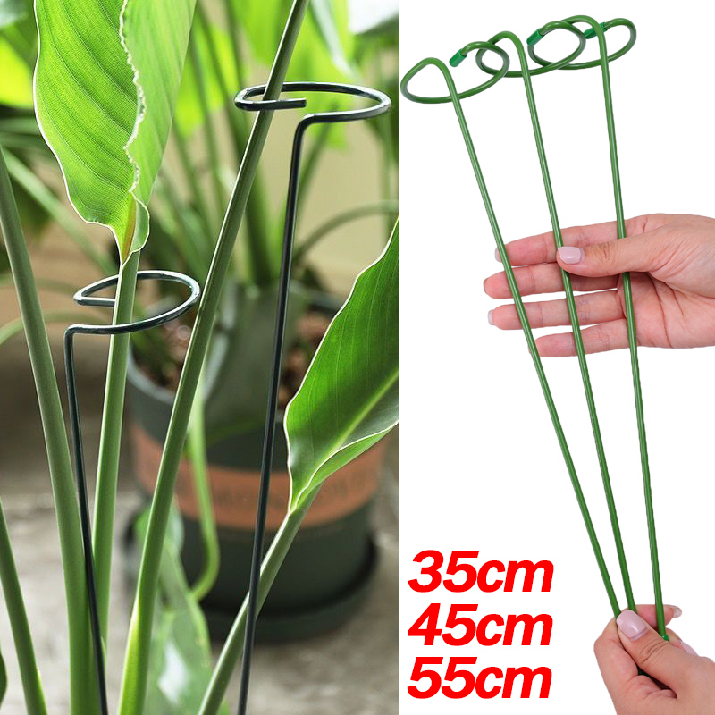 1-10pcs Metal Single Stem Plan - Plant Support Stake ulasan dan harga