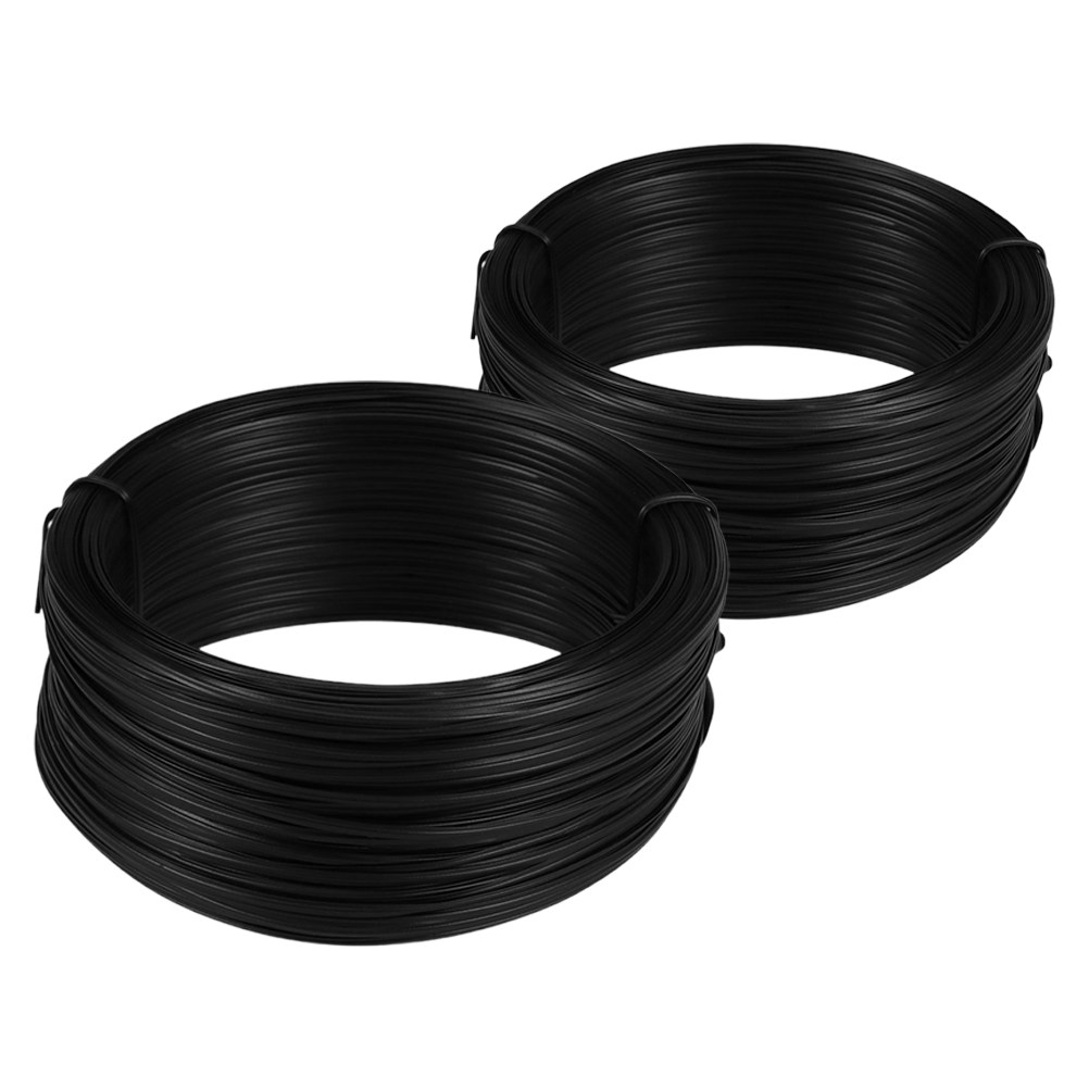 2Pcs Green Coated Wire Tie 55M - Plant Support Stake ulasan dan harga