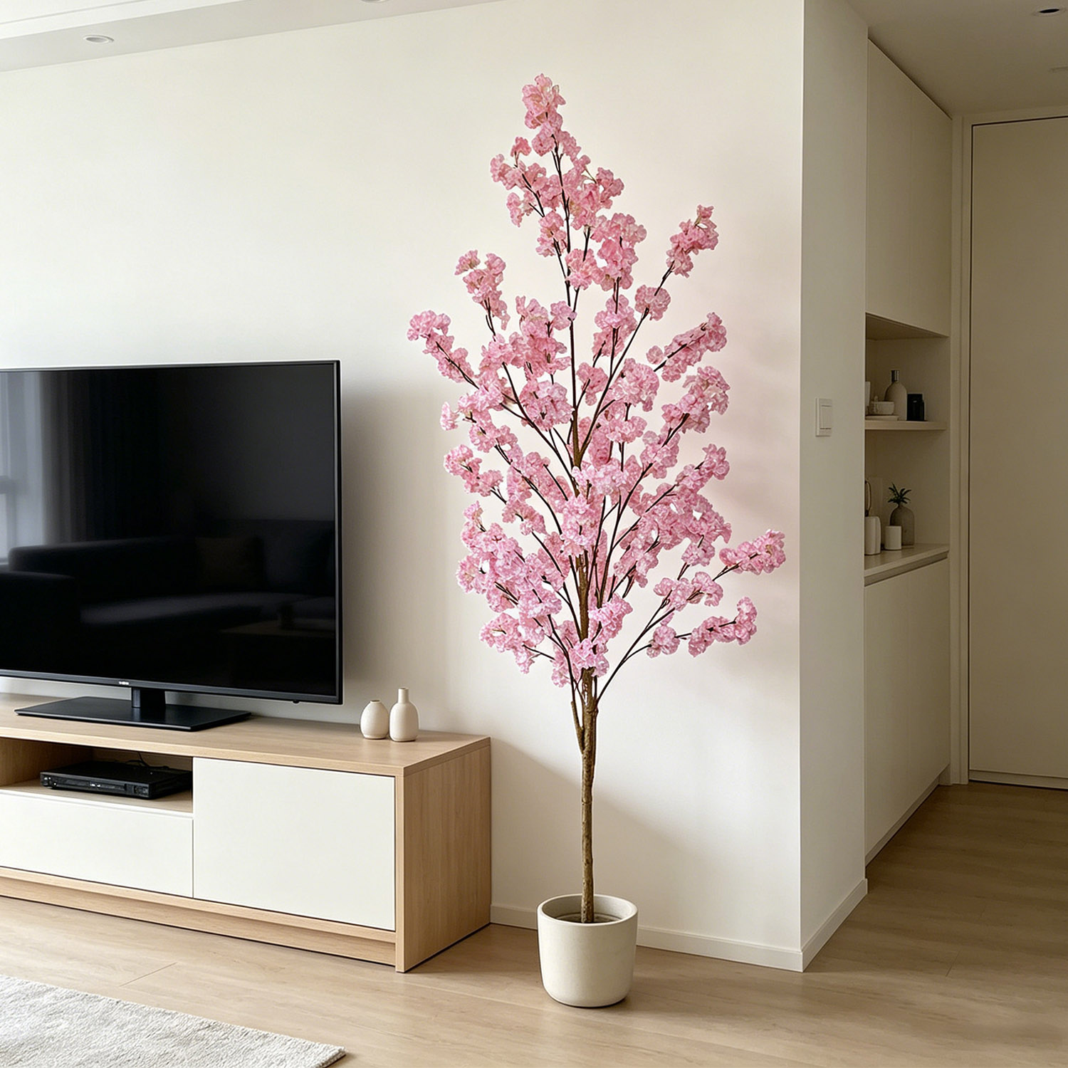 100-220cm Artificial Cherry Bl - Fiddle Leaf Fig ulasan dan harga
