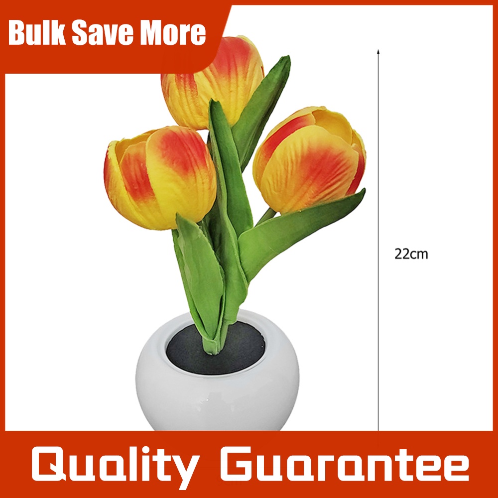 9x22cm Potted Plant Table Lamp - Plant Pot ulasan dan harga