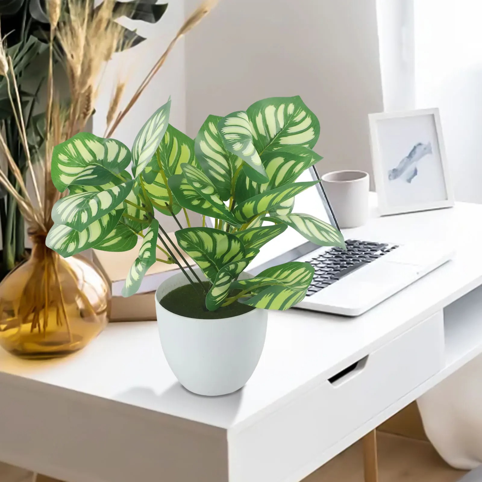 1PC Artificial Foliage Plant P - Snake Plant ulasan dan harga
