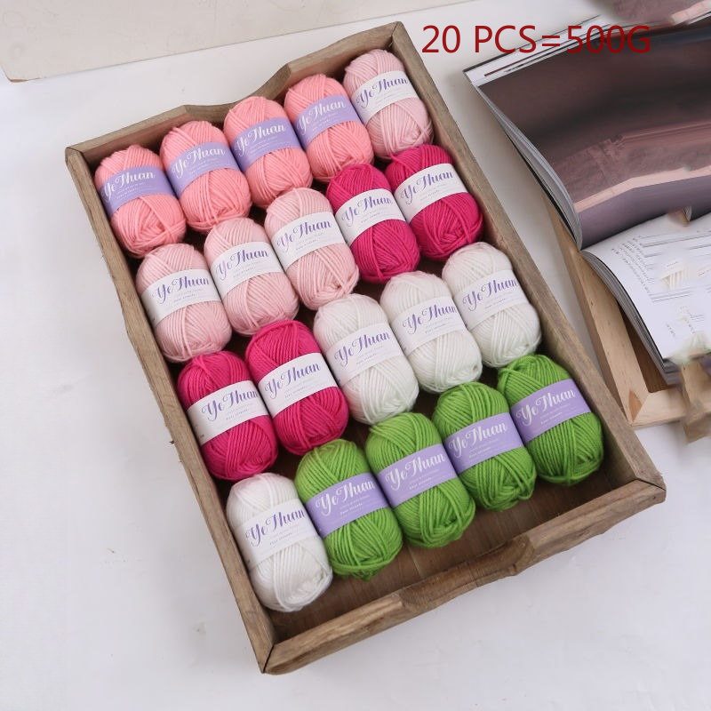 20 PCS 500g Thick Soft Knittin - Repotting Mat ulasan dan harga